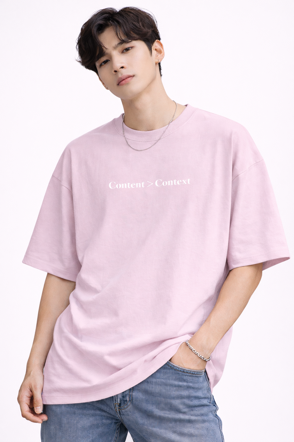 Content > Context Unisex Oversized Classic T-Shirt